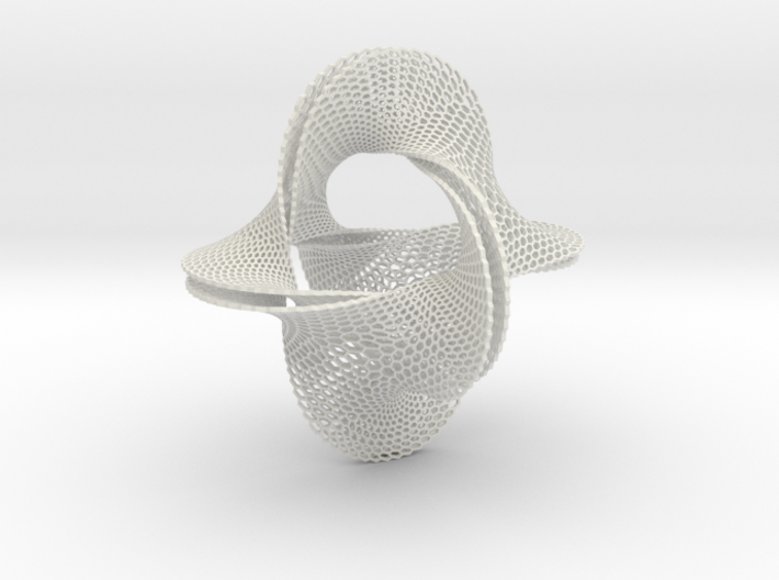 Honeycomb-borromean-surface 3d printed 