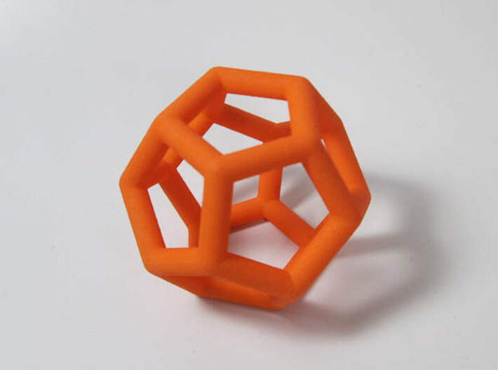 Dodecahedron Ornament 3d printed An Actual Photograph - Not Digital
