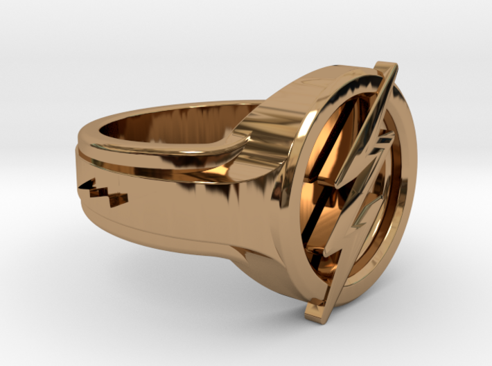 The Flash Ring 3d printed