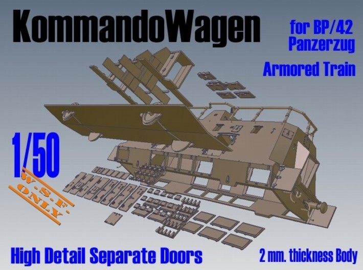 1-50 Sep-Parts K-Wagen For BP-42 3d printed