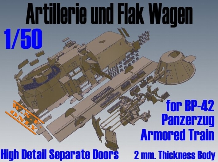 1-50 Sep-Parts A-Wagen For BP-42 3d printed