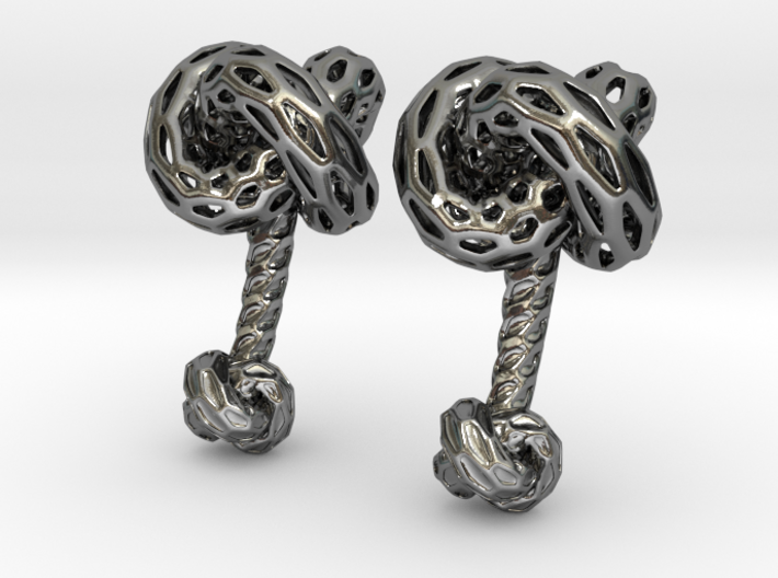 DRAGON, Cufflinks. Pure, Strong. 3d printed 