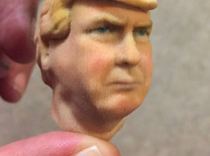 Trump head 3d printed 