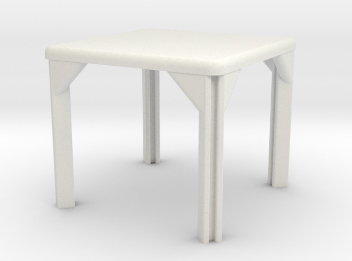 Table, Stadio 96, Square (Space: 1999), 1/30 3d printed