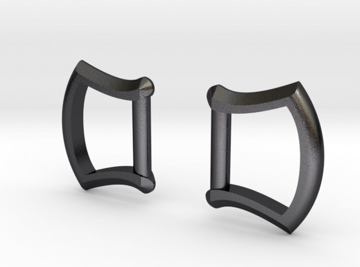 1/2&quot; strap Buckle Frames / D-rings (pair) 3d printed