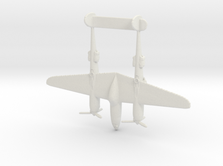 1:285 P-38 Lightning 3d printed