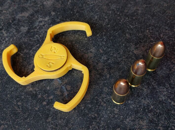 Bullet Spinner - 9mm Luger  3d printed 