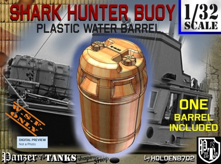 1-32 Shark Hunter Barrel 3d printed