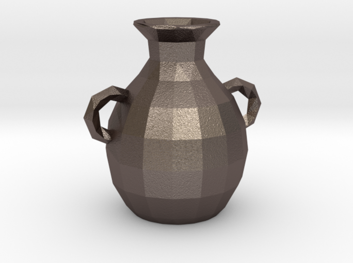 Polygonal amphora 3d printed