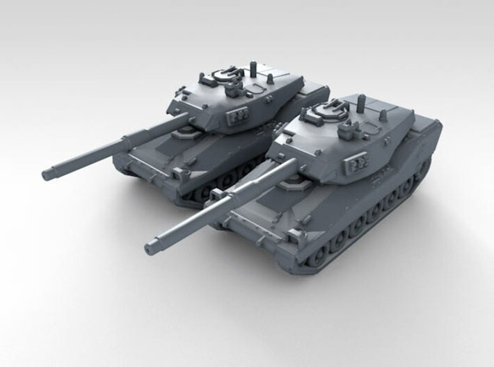 1/285 (6mm) British VFM Mk.5 Light Tank x2 3d printed 3d render showing product detail