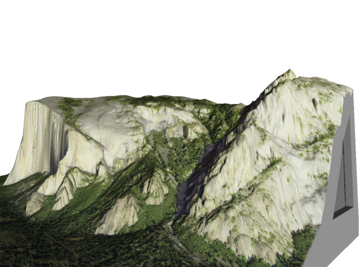 El Capitan Map: 8.5"x11" 3d printed 
