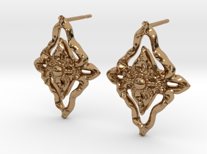 The Elisabeth Earring 3d printed 