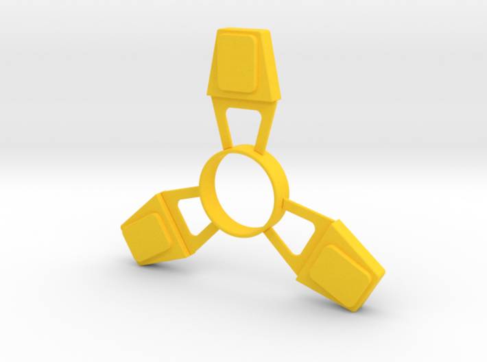 Fidget Spinner (metal) 3d printed 