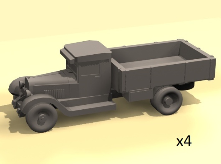 1/220 scale ZIS-5 truck 3d printed