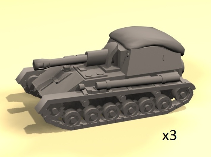 1/144 SU-76 3d printed