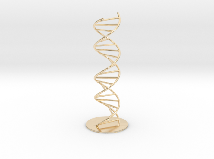 DNA Molecule Model Pedestal, Several Size Options 3d printed