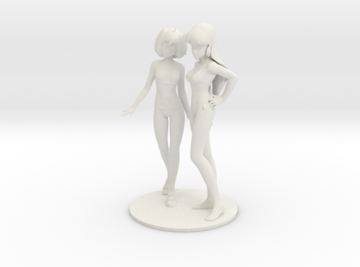 1/6 Ranka and Minmay in Swimsuit 3d printed