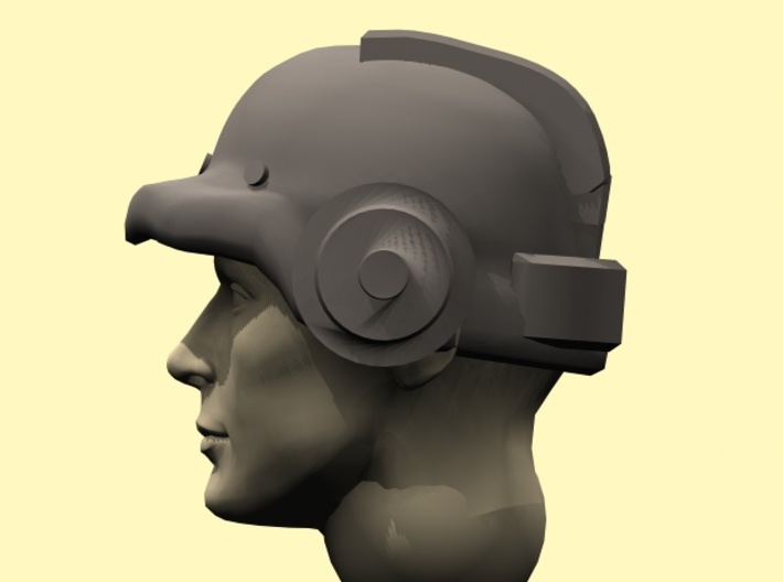 28mm Terran Empire helmet 3d printed 