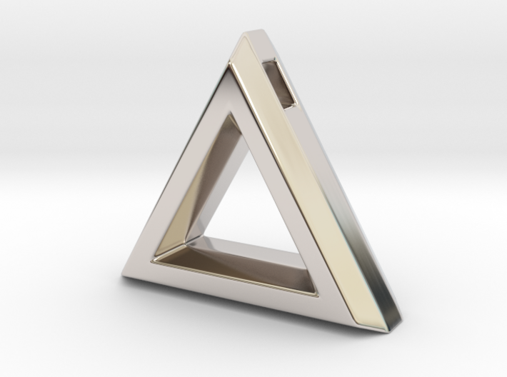 Chisel ::: Triangle Pendant ::: v.01 3d printed