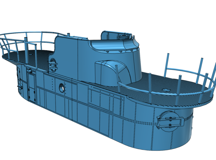 1/32 USS Balao SS-285 Fairwater 3d printed 