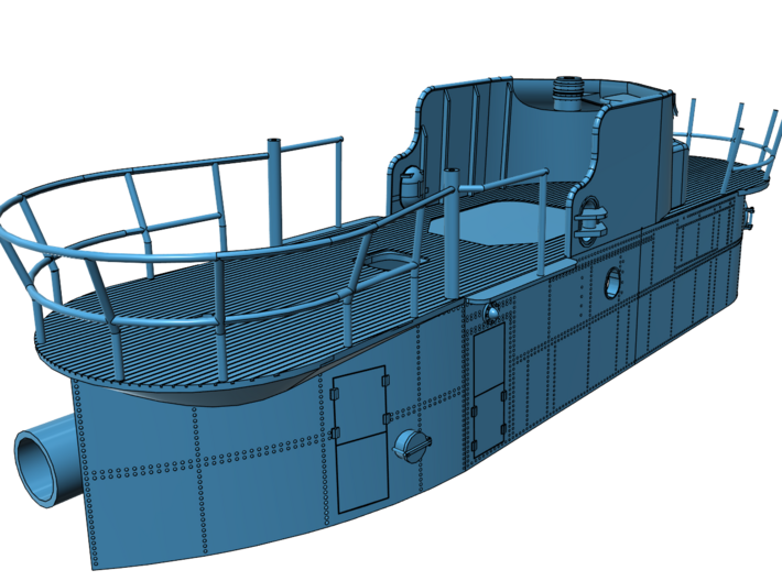 1/32 USS Balao SS-285 Fairwater 3d printed 