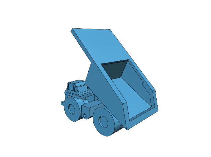 CAT 793F Dump Truck Lifted Bed 3d printed