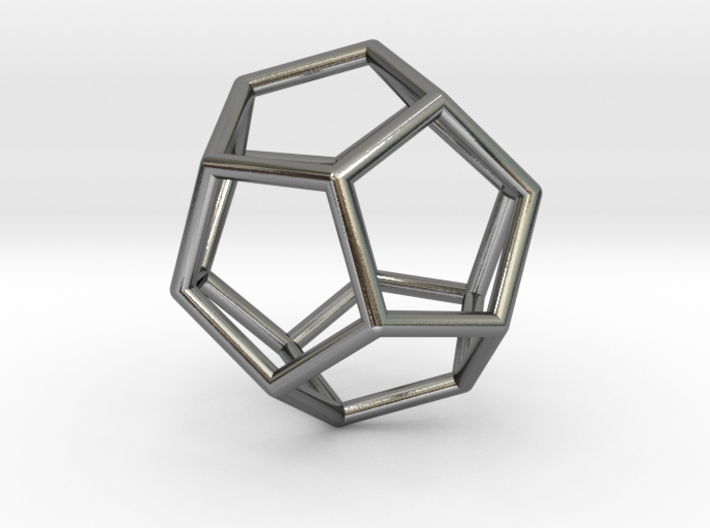 Dodecahedron Pendant 3d printed