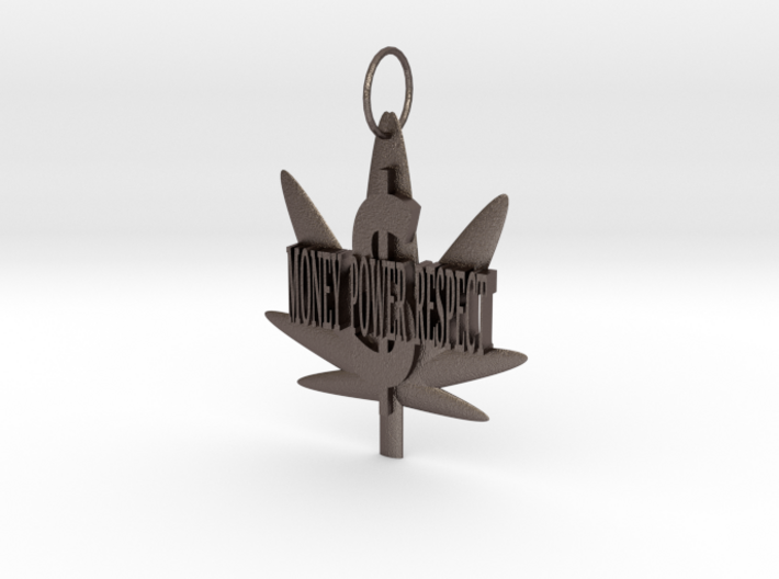 Money Power Respect Weed Pendant 3d printed