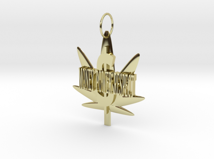Money Power Respect Weed Pendant 3d printed