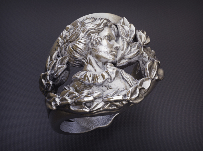 The Artist's Wife Ring 3d printed