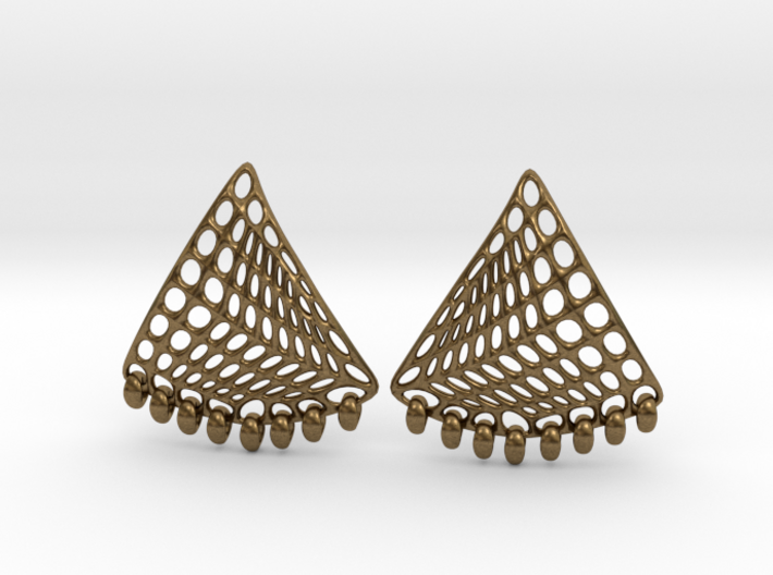 Baumann Earrings 3d printed