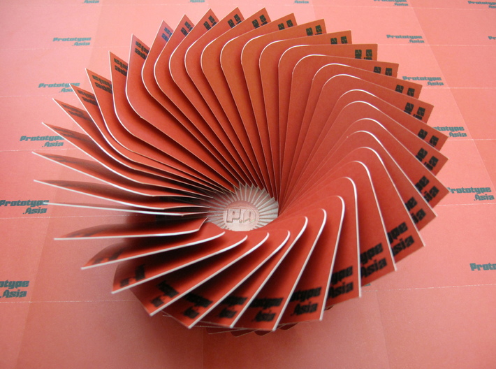 Cardrousel (.52mm cards) : A decorative card holde 3d printed 