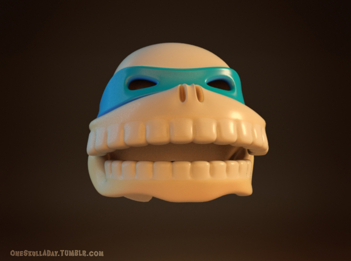 Ninja Skull 3d printed 