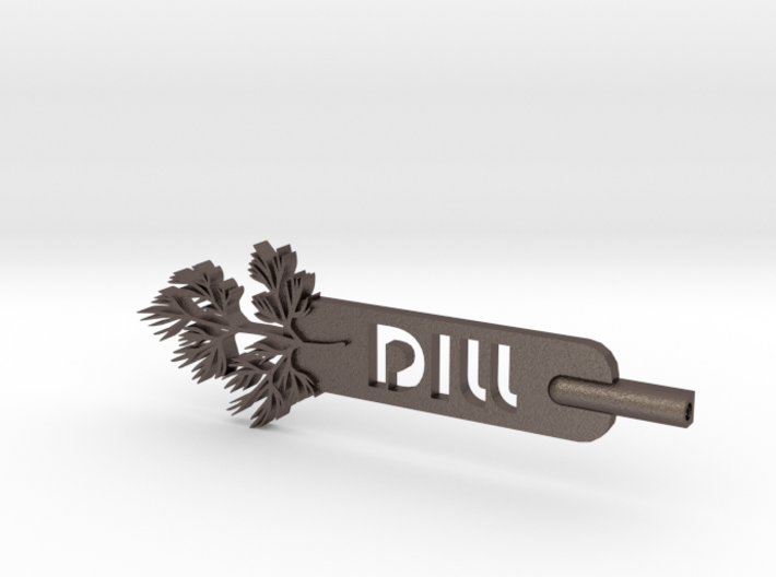 Dill Plant Stake 3d printed