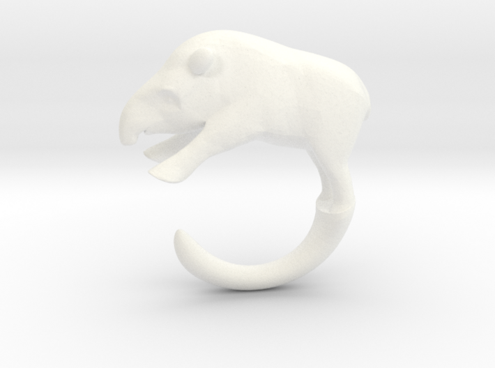 Tapir Ring 3d printed