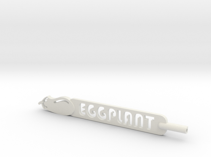 Eggplant Plant Stake 3d printed