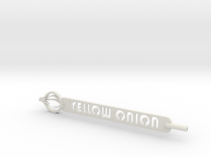 Yellow Onion Plant Stake 3d printed