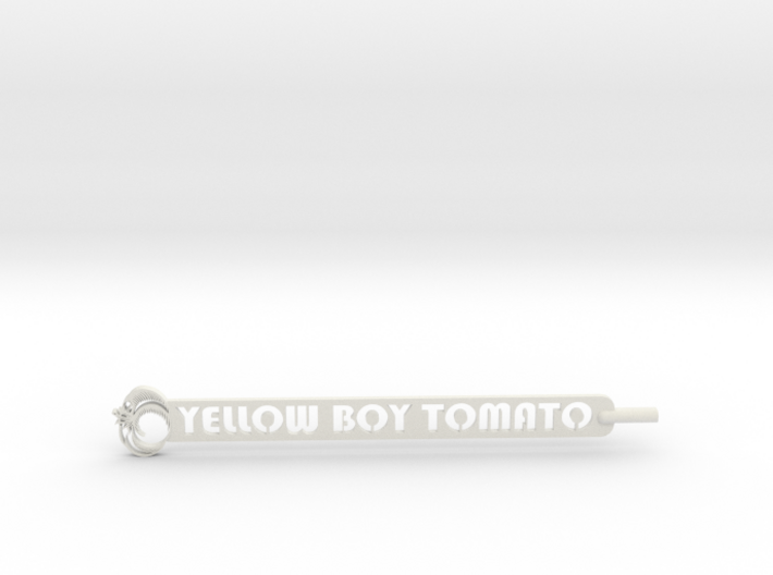 Yellow Boy Tomato Plant Stake 3d printed