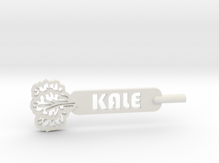 Kale Plant Stake 3d printed
