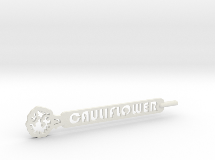 Cauliflower Plant Stake 3d printed