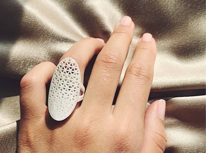RING Triangle 3d printed 