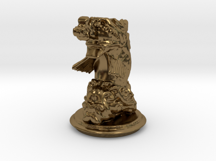Chinese Dragonfish Knight 3d printed This is a render not a picture