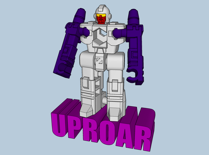 MicroSlinger "Uproar" 3d printed Assembly complete.