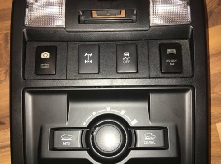 2016+ Toyota Tacoma Overhead Driverside Switch Pan 3d printed 