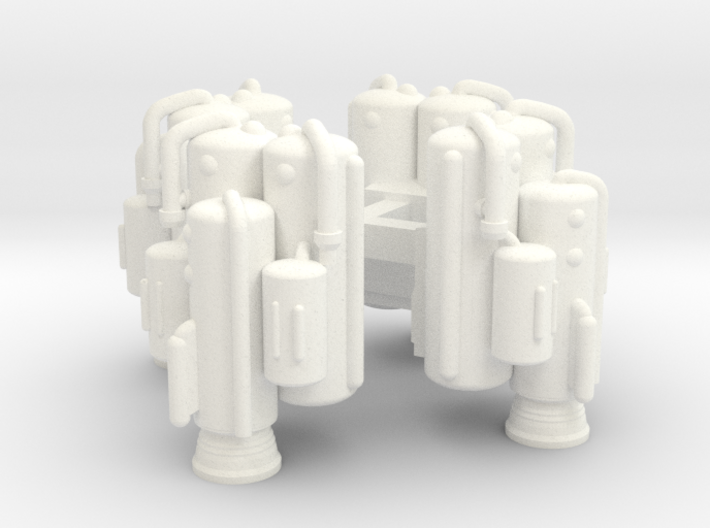 Konami Space 1999 Eagle - Heavy Lift Boosters (4) 3d printed