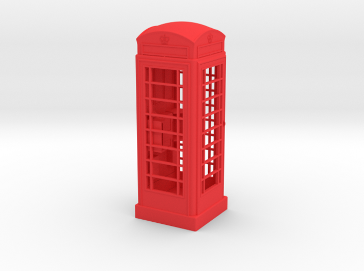 K6 Telephone Box (10cm) 3d printed