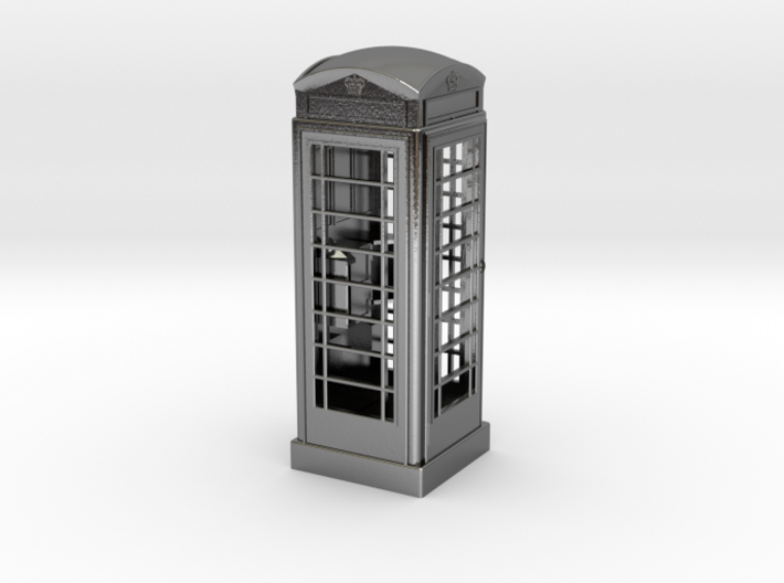 K6 Telephone Box (5cm) 3d printed