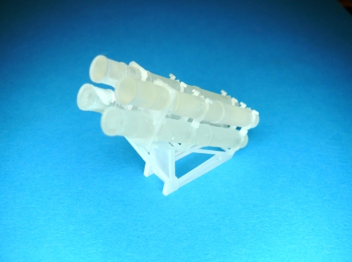 Harpoon missile launcher 4 pod 1/72 3d printed