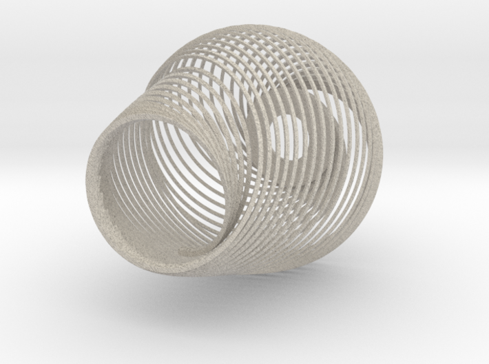 Lampshade twisted Mobius 3d printed