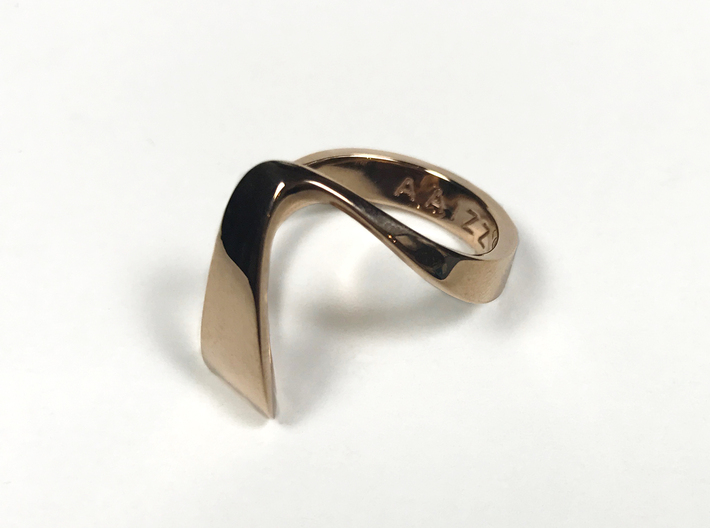 ZEPHYR PRECIOUS 14k rose gold plated 3d printed 